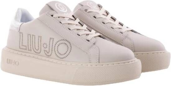 Liu Jo Studded White Sneaker Kylie 05 Beige Dames