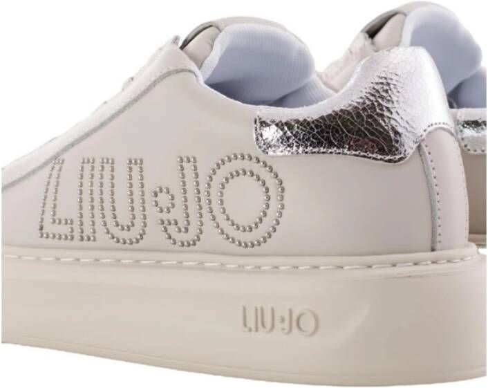 Liu Jo Studded White Sneaker Kylie 05 Beige Dames