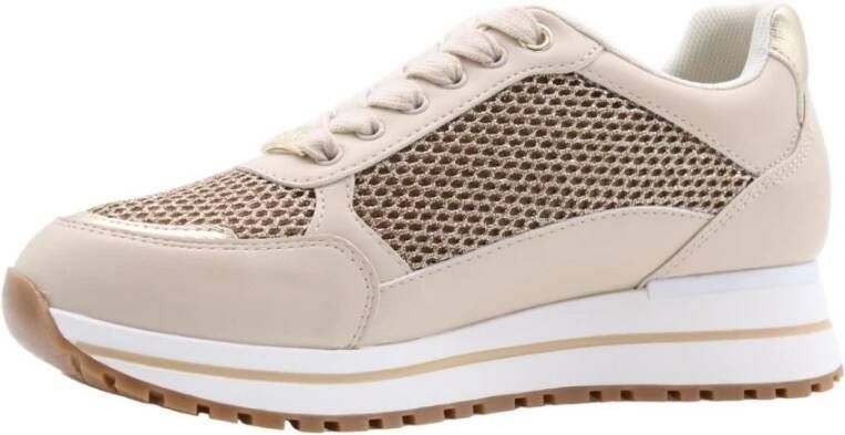 Liu Jo Stijlvolle Thimpu Sneaker voor Vrouwen Beige Dames