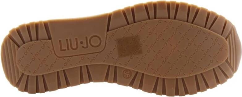 Liu Jo Stijlvolle Thimpu Sneaker voor Vrouwen Beige Dames