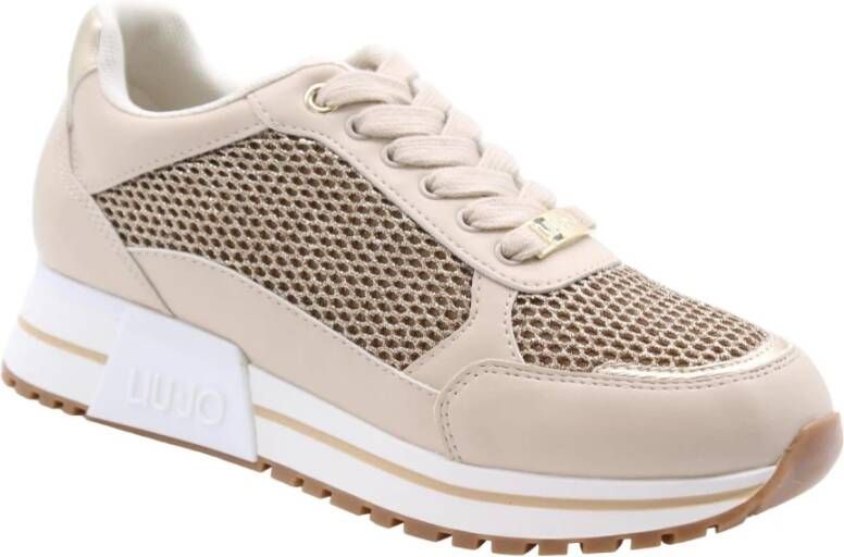 Liu Jo Stijlvolle Thimpu Sneaker voor Vrouwen Beige Dames