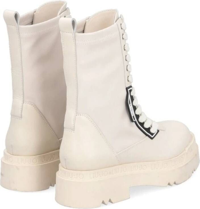 Liu Jo Stijlvolle Veterschoenen Beige Dames