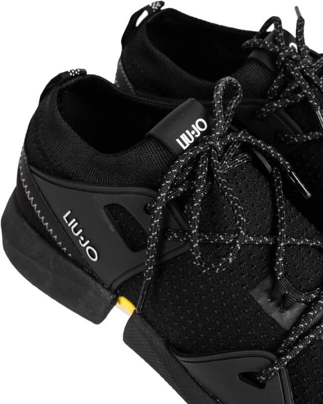 Liu Jo Vetersneakers met merkdetail Zwart Dames