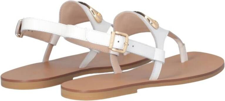 Liu Jo Witte Casual Leren Dames Sandalen