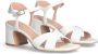 Liu Jo Witte Leren Sandalen Vrouwen White Dames - Thumbnail 2