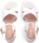 Liu Jo Witte Leren Sandalen Vrouwen White Dames - Thumbnail 4