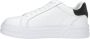 Liu Jo Witte Leren Sneaker met Reliëf Logo White Dames - Thumbnail 5