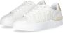 Liu Jo Witte Leren Sneakers Groot Logo - Thumbnail 3