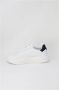 Liu Jo Witte leren vetersneakers met rubberen zool White Heren - Thumbnail 10