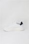 Liu Jo Witte leren vetersneakers met rubberen zool White Heren - Thumbnail 3