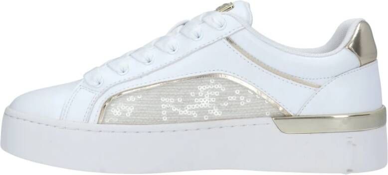 Liu Jo Witte Sneaker met Pailletten White Dames