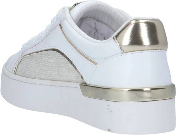 Liu Jo Witte Sneaker met Pailletten White Dames