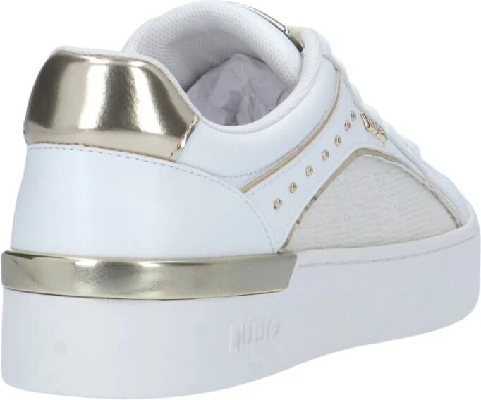Liu Jo Witte Sneaker met Pailletten White Dames