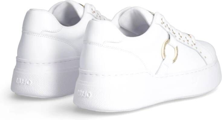 Liu Jo Witte Sneakers Dames Leer Eva White Dames