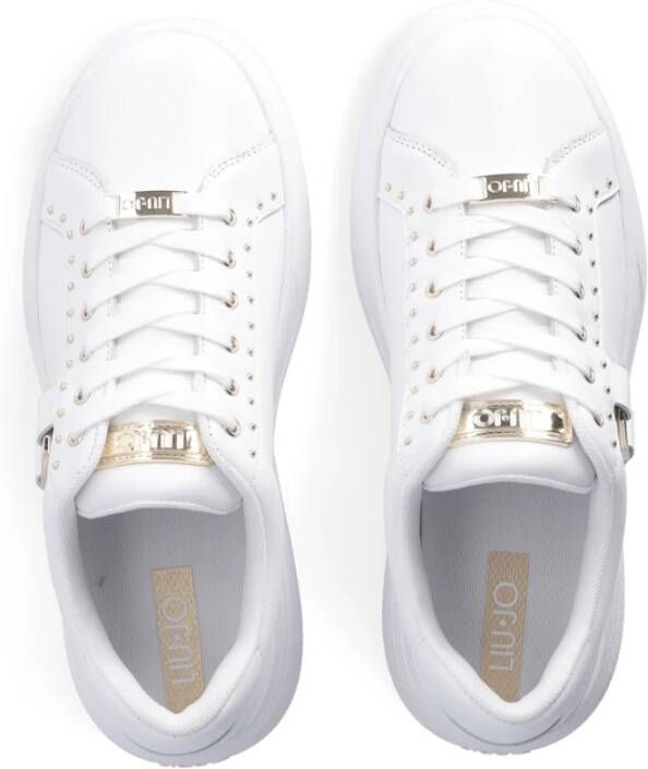 Liu Jo Witte Sneakers Dames Leer Eva White Dames