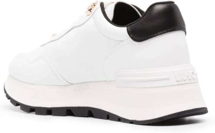 Liu Jo Witte Sneakers Geweldig 20 Spreading Tumbled SP Wit Dames