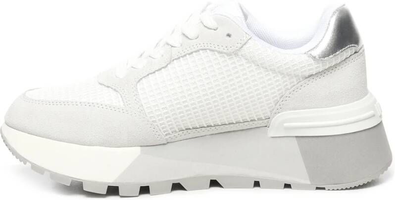 Liu Jo Witte Sneakers met Mesh Detail