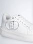 Liu Jo Witte sneakers met strass en metalen oogjes - Thumbnail 2