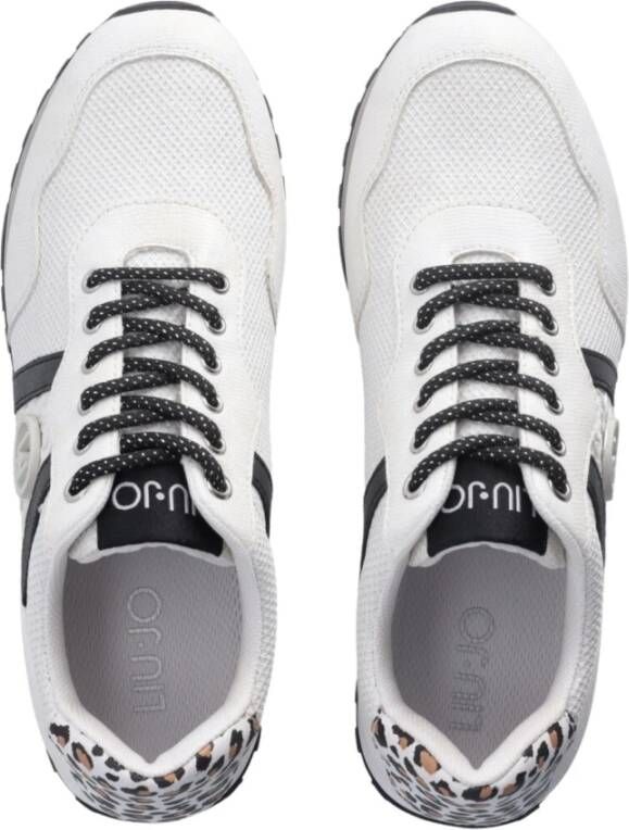 Liu Jo Witte Sneakers met Zwarte Details