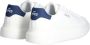 Liu Jo Witte leren vetersneakers met rubberen zool White Heren - Thumbnail 3