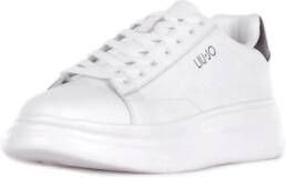 Liu Jo Witte Sport Sneakers Logo Zijkant