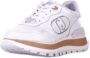 Liu Jo Witte Sport Sneakers Logo Zijkant White Dames - Thumbnail 11