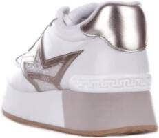 Liu Jo Witte Sport Sneakers Logo Zijkant White Dames