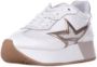 Liu Jo Witte Leren Sneakers met Gouden Details White Dames - Thumbnail 10