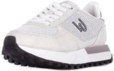 Liu Jo Witte sportsneakers met suède leer