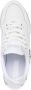Liu Jo Witte leren sneakers met metalen details White Dames - Thumbnail 9