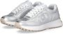 Liu Jo Zilveren Eco-Leren Sneakers Lolo 18 - Thumbnail 3