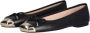 Liu Jo Zwarte Ballerina Platte Schoenen Black Dames - Thumbnail 6