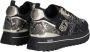 Liu Jo Sportieve Zwarte Sneakers met Zijlogo Black Dames - Thumbnail 12