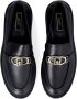 Liu Jo Zwarte leren mocassin met metalen logo Black Dames - Thumbnail 15