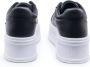 Liu Jo Zwarte Leren Selma 04 Schoenen met Glitter en Zilveren Details Zwart Dames - Thumbnail 3