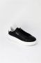 Liu Jo Zwarte Leren Sneakers met Rubberen Zool Black Heren - Thumbnail 6