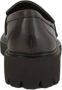 Liu Jo Zwarte leren mocassin met metalen logo Black Dames - Thumbnail 10