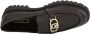Liu Jo Zwarte leren mocassin met metalen logo Black Dames - Thumbnail 11