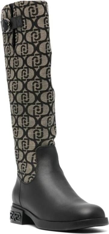 Liu Jo Zwarte Enkellaarzen Elegante Stijl Black Dames
