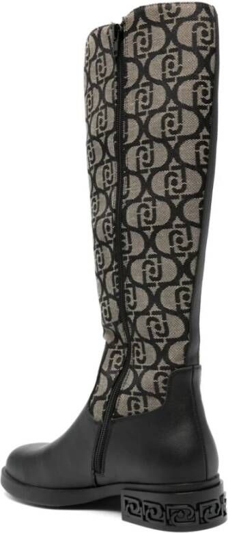 Liu Jo Zwarte Enkellaarzen Elegante Stijl Black Dames