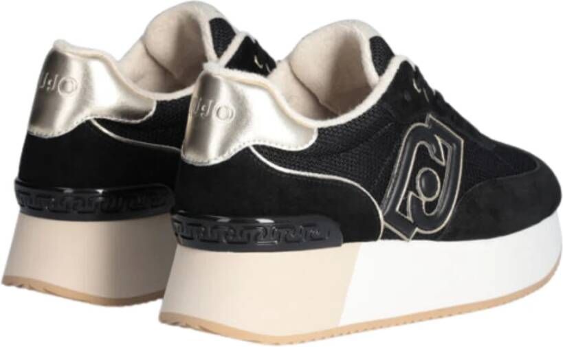 Liu Jo Zwarte platte schoenen D Sneakers Spot TV Black Dames