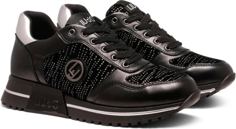Liu Jo Zwarte Sneakers Herfst Winter `23
