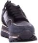 LIU JO Lage Sneakers Dames Maxi Wonder 73 Maat: 38 Materiaal: Suède Kleur: Zwart - Thumbnail 13