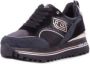 LIU JO Lage Sneakers Dames Maxi Wonder 73 Maat: 38 Materiaal: Suède Kleur: Zwart - Thumbnail 14