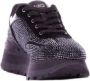 Liu Jo Zwarte sportsneakers met pailletten Black Dames - Thumbnail 8