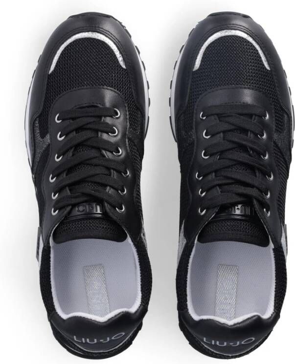 Liu Jo Zwarte Stoffen Sneakers Wonder 01