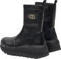 Liu Jo Zwarte Stretch Enkellaarzen met Logopatch Black Dames - Thumbnail 8