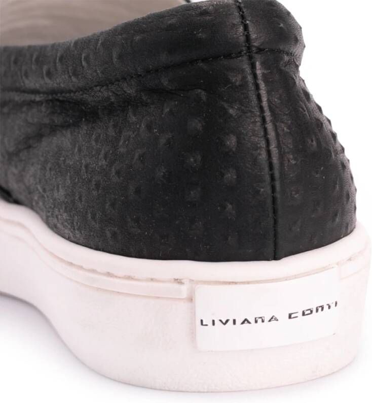Liviana Conti Slip-On Sneakers voor vrouwen Zwart Dames