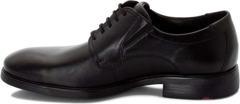 Lloyd Klassieke Extra Brede Derby Schoen Black Heren