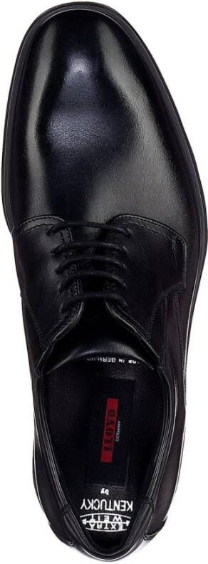 Lloyd Klassieke Extra Brede Derby Schoen Black Heren
